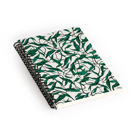 Natalie Baca Bamboo Leaf Spiral Notebook
