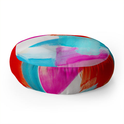 Natalie Baca Bayside Floor Pillow Round