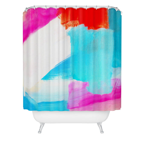 Natalie Baca Bayside Shower Curtain
