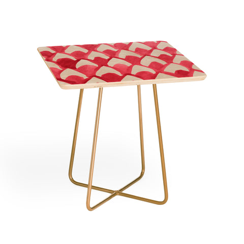 Natalie Baca Birds of a Feather Red Side Table