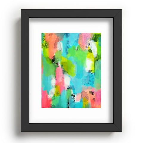Natalie Baca Butterflies And Rainbows Recessed Framing Rectangle