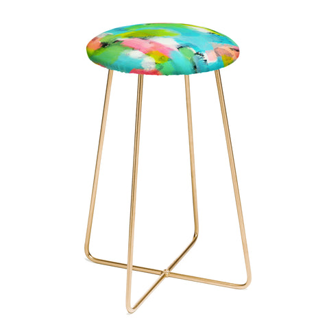 Natalie Baca Butterflies And Rainbows Counter Stool