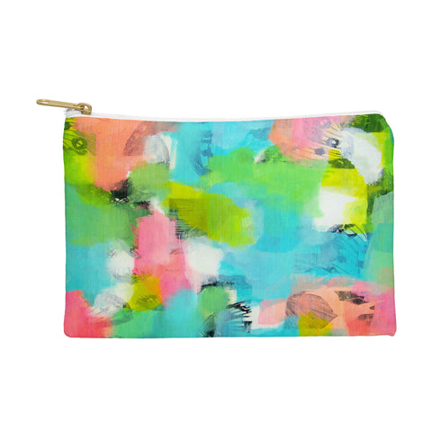 Natalie Baca Butterflies And Rainbows Pouch