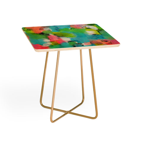 Natalie Baca Butterflies And Rainbows Side Table