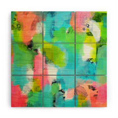 Natalie Baca Butterflies And Rainbows Wood Wall Mural