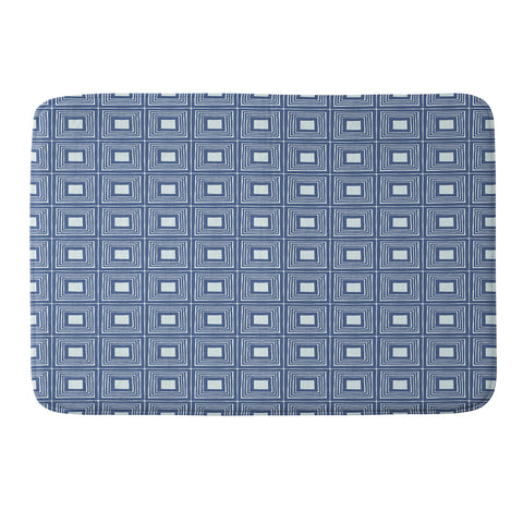 Natalie Baca Catalina Blue Memory Foam Bath Mat