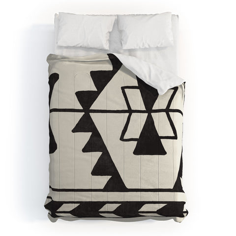 Natalie Baca Cerillos Road Comforter