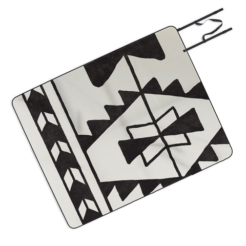 Natalie Baca Cerillos Road Picnic Blanket