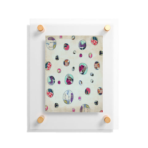 Natalie Baca Circles At Play Floating Acrylic Print