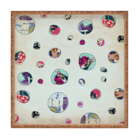 Natalie Baca Circles At Play Square Tray