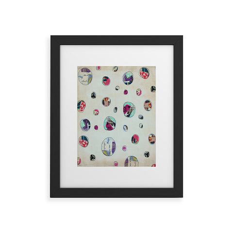 Natalie Baca Circles At Play Framed Art Print
