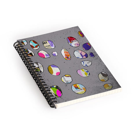Natalie Baca Circles At Twilight Spiral Notebook