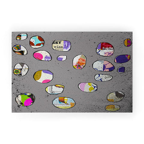 Natalie Baca Circles At Twilight Welcome Mat