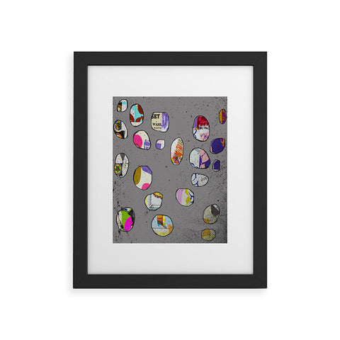 Natalie Baca Circles At Twilight Framed Art Print