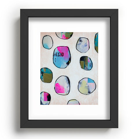 Natalie Baca Circles In Neon Recessed Framing Rectangle