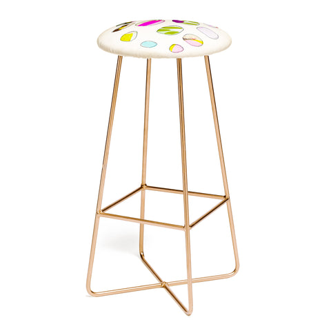 Natalie Baca Circles In Spring Bar Stool