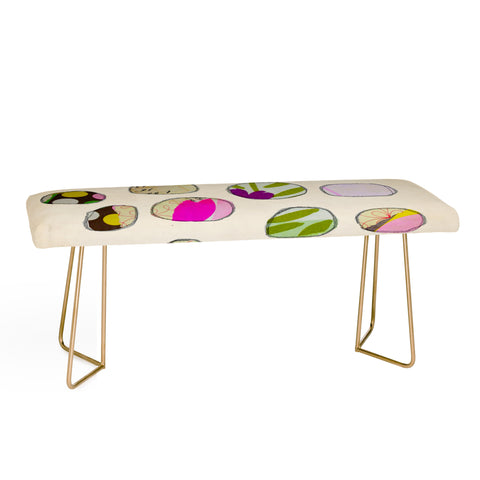 Natalie Baca Circles In Spring Bench