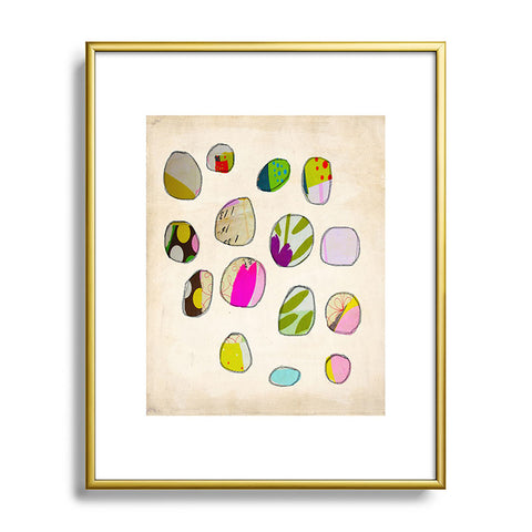 Natalie Baca Circles In Spring Metal Framed Art Print