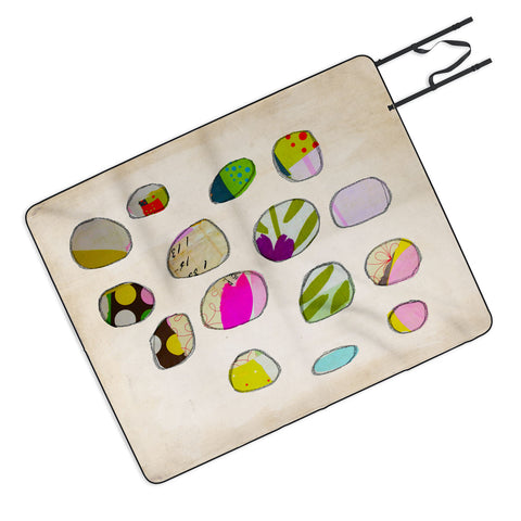 Natalie Baca Circles In Spring Picnic Blanket