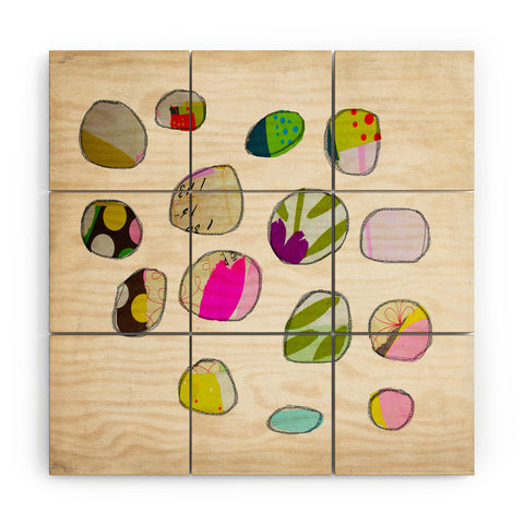 Natalie Baca Circles In Spring Wood Wall Mural