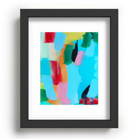 Natalie Baca Clear Blue Sky Recessed Framing Rectangle