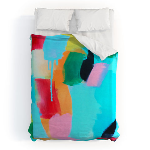 Natalie Baca Clear Blue Sky Duvet Cover