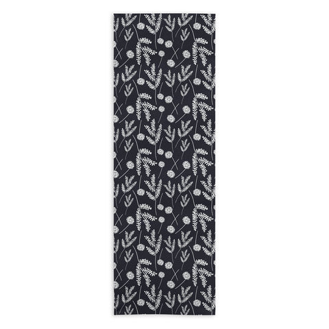 Natalie Baca Clover and Dandelion Navy Yoga Towel