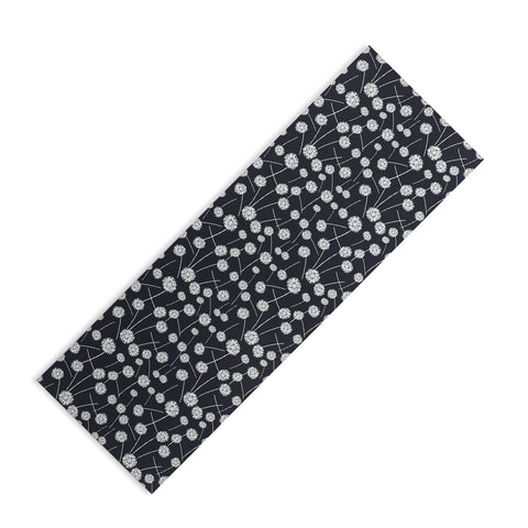 Natalie Baca Dandelion Navy Yoga Mat
