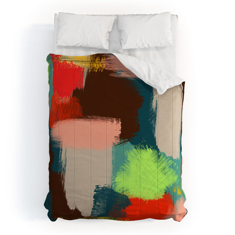 Natalie Baca Electric Desert Comforter