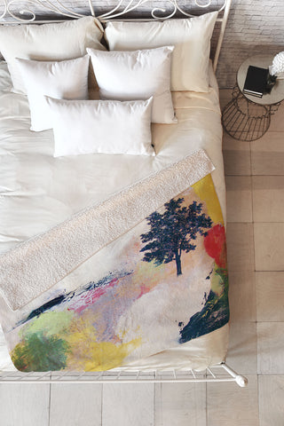 Natalie Baca Emerge Fleece Throw Blanket