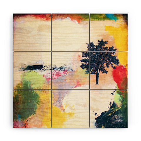 Natalie Baca Emerge Wood Wall Mural