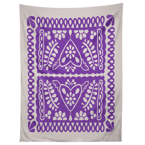 Natalie Baca Fiesta de Corazon in Purple Tapestry