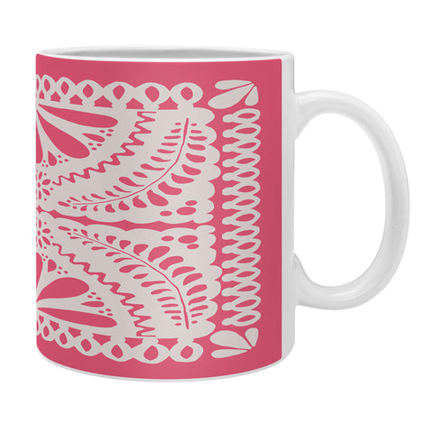 Natalie Baca Fiesta De Flores in Pink Coffee Mug