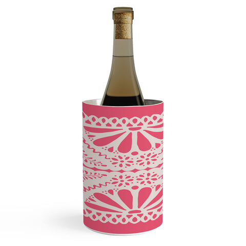 Natalie Baca Fiesta De Flores in Pink Wine Chiller