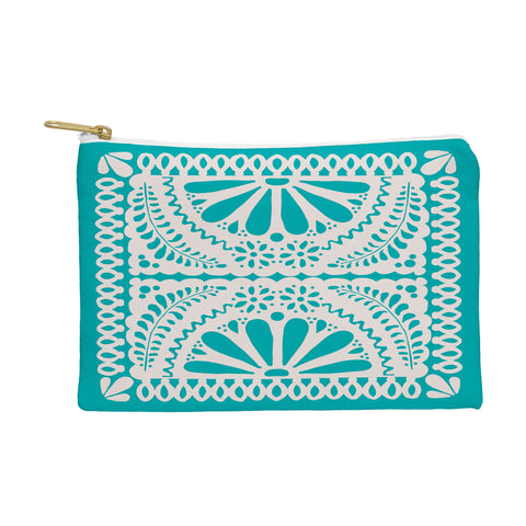 Natalie Baca Fiesta De Flores in Turquoise Pouch