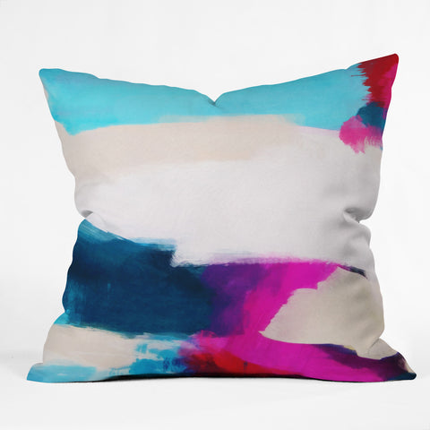 Natalie Baca Hillside Outdoor Throw Pillow