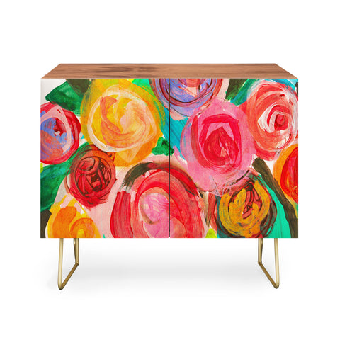 Natalie Baca Meadow Blooms Credenza