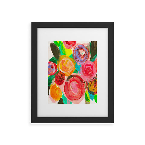Natalie Baca Meadow Blooms Framed Art Print