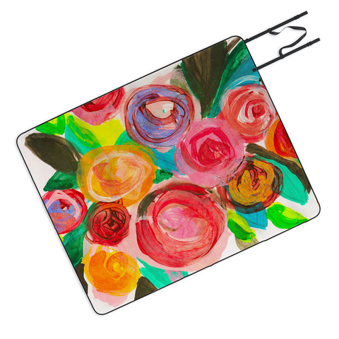 Natalie Baca Meadow Blooms Picnic Blanket