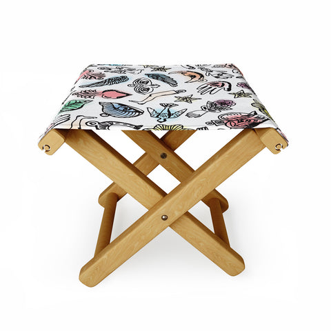 Natalie Baca Milagros Folding Stool