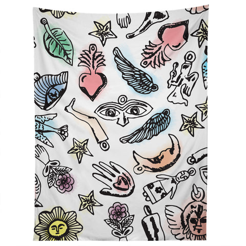 Natalie Baca Milagros Tapestry