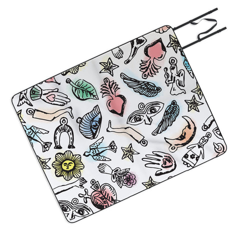 Natalie Baca Milagros Picnic Blanket
