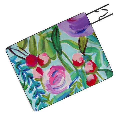 Natalie Baca My Garden Picnic Blanket
