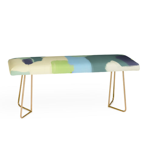 Natalie Baca Native Turquoise Bench