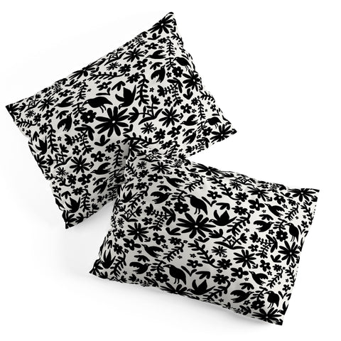 Natalie Baca Otomi Party Black Pillow Shams