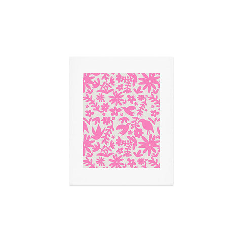 Natalie Baca Otomi Party Pink Art Print