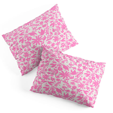Natalie Baca Otomi Party Pink Pillow Shams