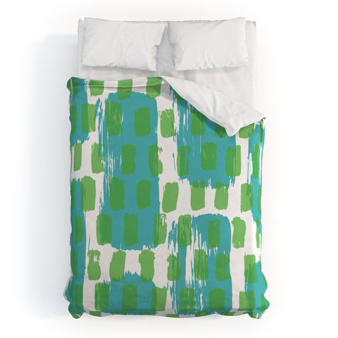 Natalie Baca Paint Play One Duvet Cover