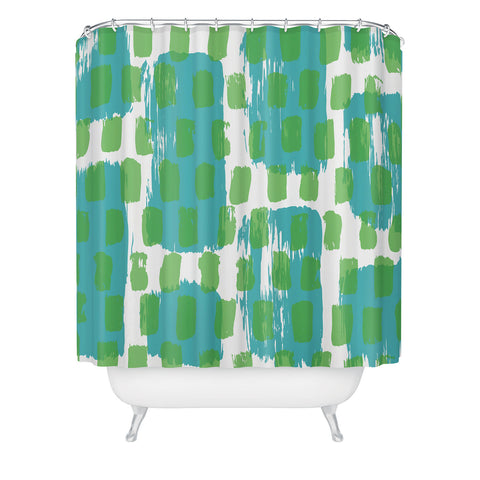 Natalie Baca Paint Play One Shower Curtain
