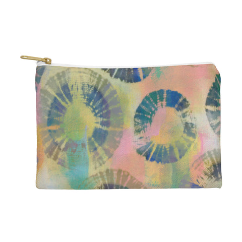 Natalie Baca Painterly Tie Dye Circles Pouch